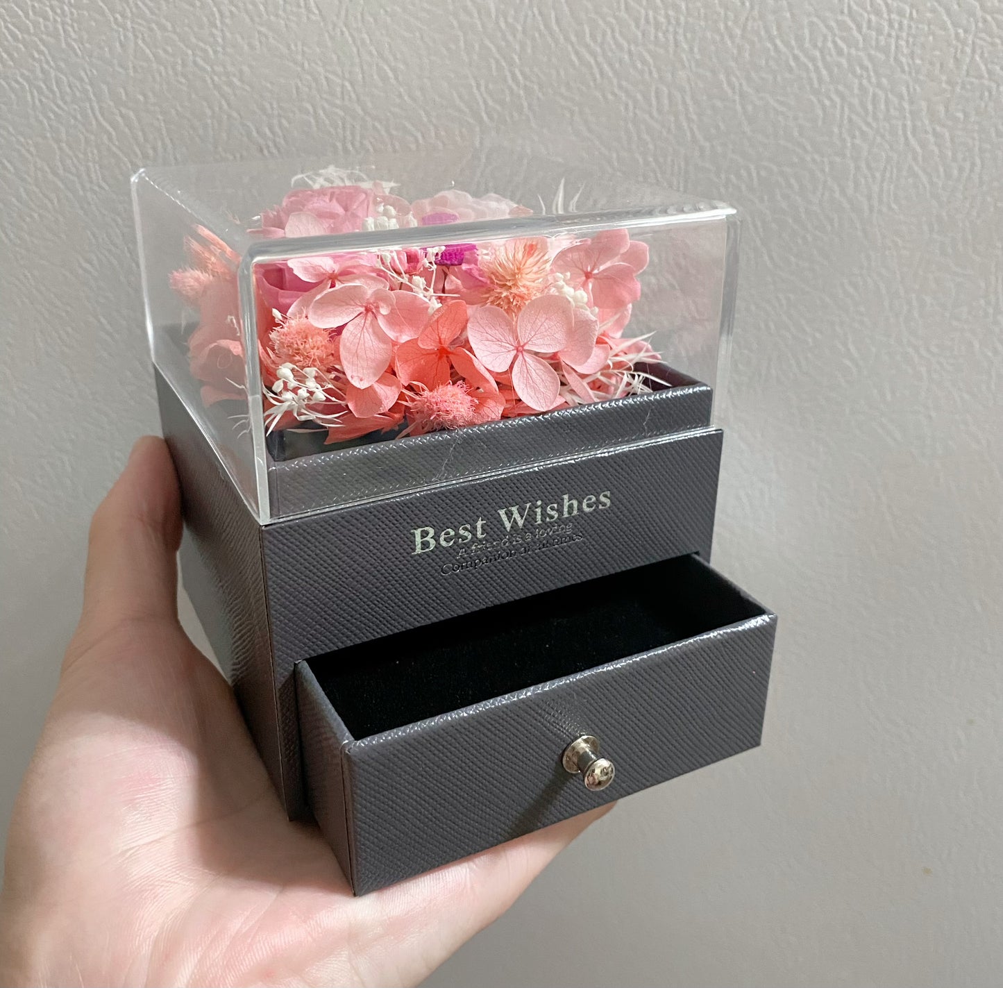 Preserved Flower Jewelry Box
