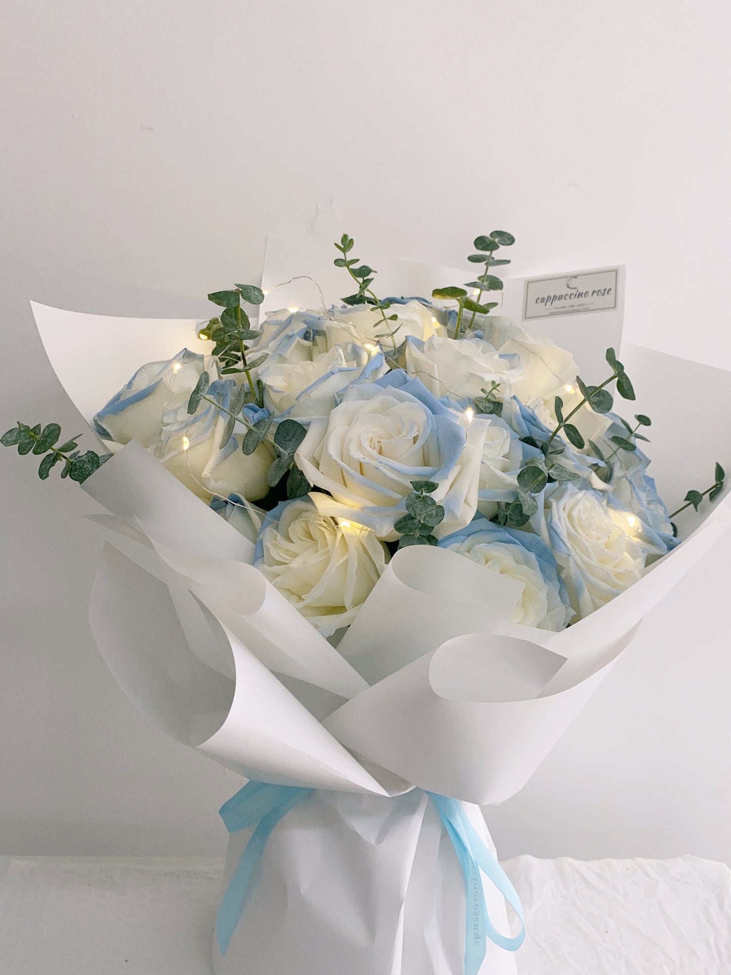 Baby blue rose