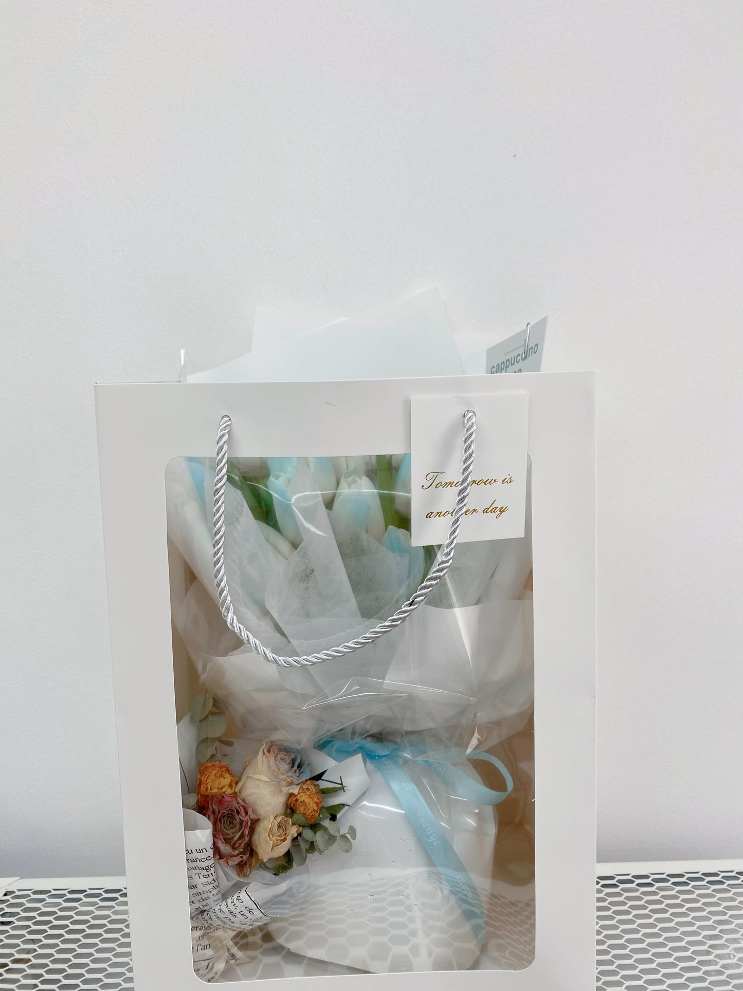 Ice blue tulip