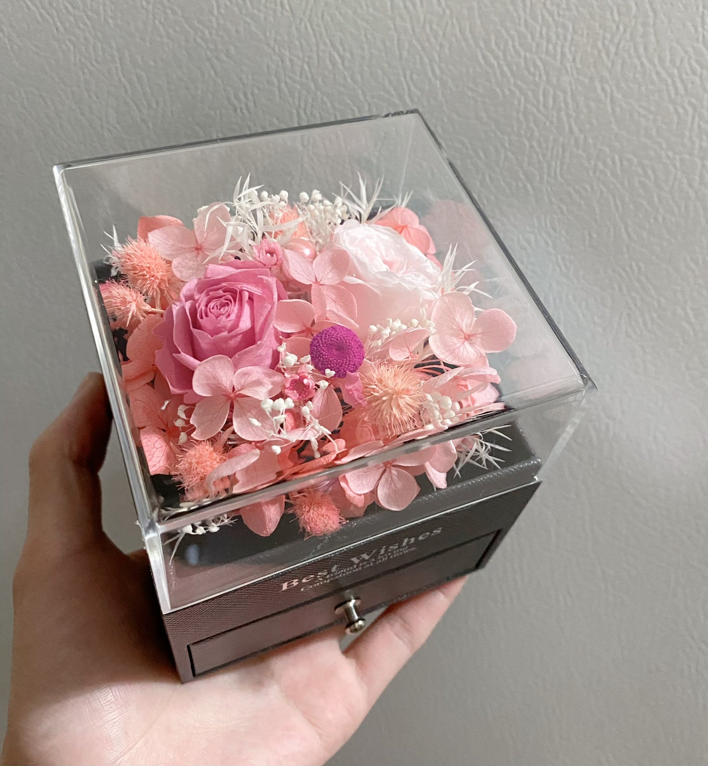 Preserved Flower Jewelry Box