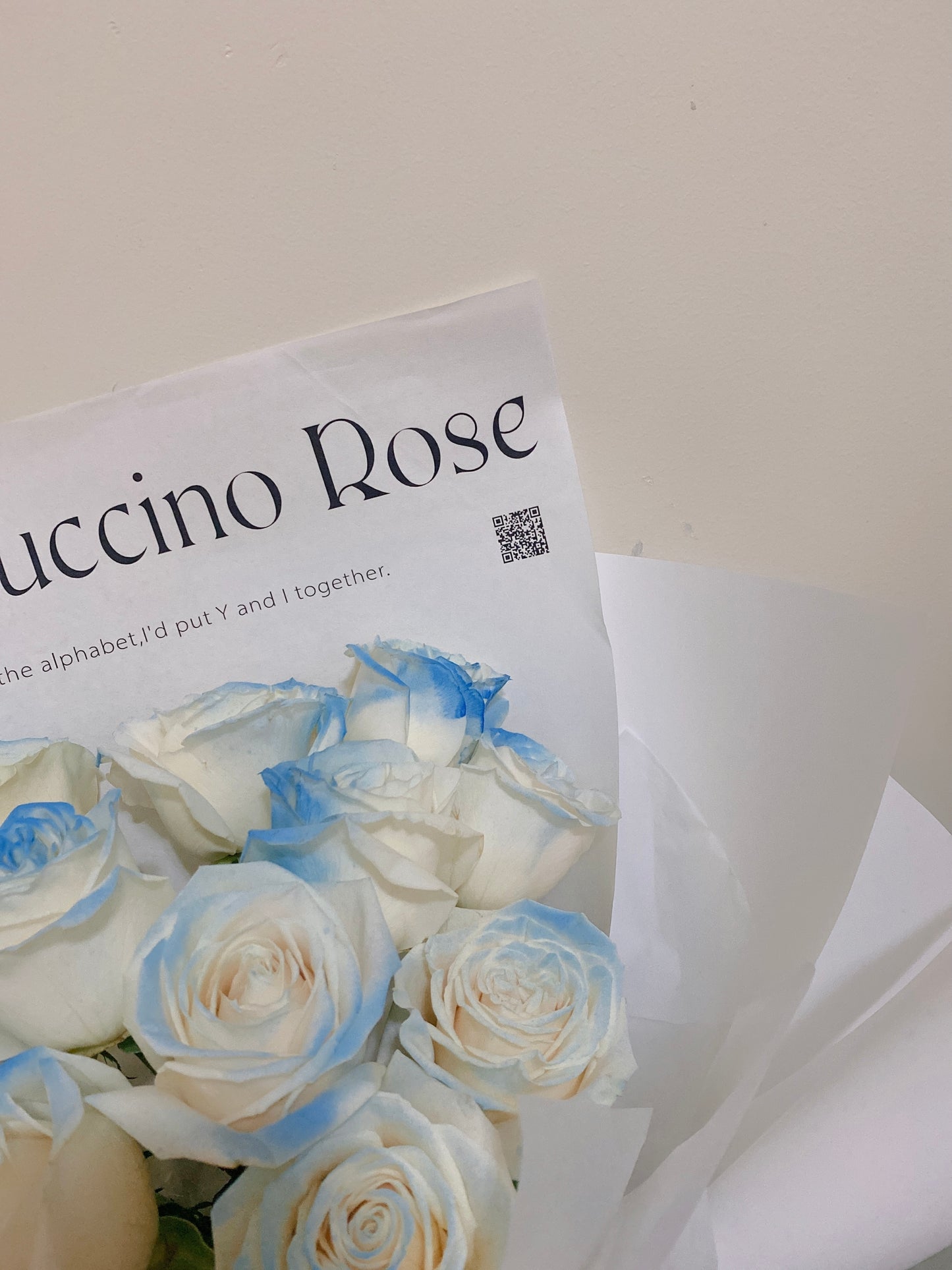 Ice blue rose