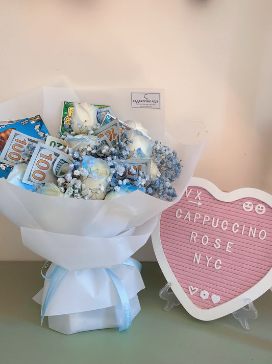 special design bouquet标价不包括彩票和钱