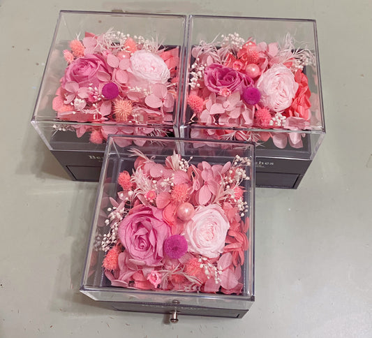 Preserved Flower Jewelry Box