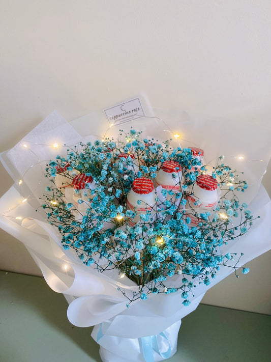 Snack with baby's breath Bouquet